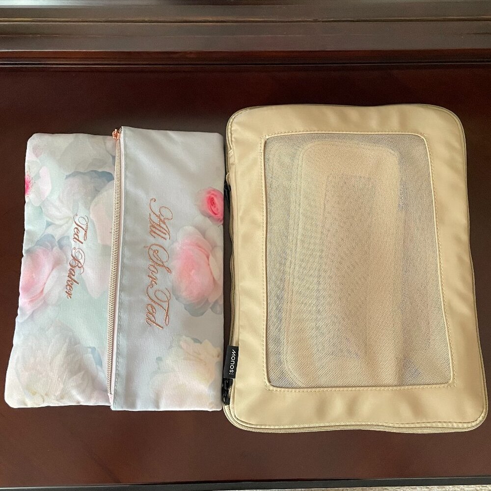 Monos Tan Compressible Packing Cubes & Ted Baker Travel Bag Set